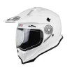 Crosstourer Casco Just-1 J14 Solid Bianco Opaco