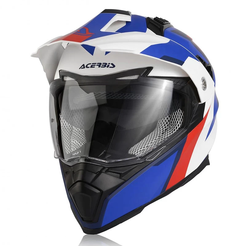 Crosstourer Casco Acerbis Flip Fs-606 Bianco Blu Rosso 1 Crosstourer Casco Acerbis Flip Fs-606 Bianco Blu Rosso