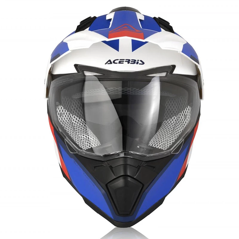 Crosstourer Casco Acerbis Flip Fs-606 Bianco Blu Rosso 2 Crosstourer Casco Acerbis Flip Fs-606 Bianco Blu Rosso - immagine 2