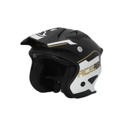 Trial Casco Acerbis Jet Aria 2206 Bianco Nero Oro