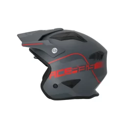 Trial Casco Acerbis Jet Aria 2206 Grigio Rosso -Macna Italia acerbis jet aria 2206 rosso 3