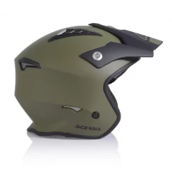 Trial Casco Acerbis Jet Aria Verde Army -Macna Italia acerbis jetaria helmet verde 2