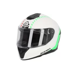 Fibra Casco Acerbis Krapon 2206 Bianco Nero 2