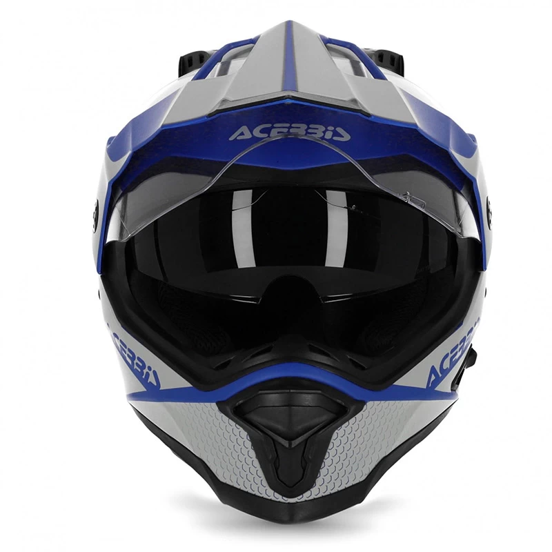 Crosstourer Casco Acerbis Reactive Graffix Vtr Grigio Blu 4 Crosstourer Casco Acerbis Reactive Graffix Vtr Grigio Blu - immagine 4