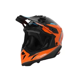 Fibra Casco Acerbis Steel Carbon 2206 Arancio Nero