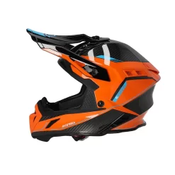 Fibra Casco Acerbis Steel Carbon 2206 Arancio Nero -Macna Italia acerbis steel carbon 2206 helmet arancio 3