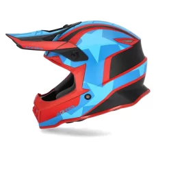 Fibra Casco Bimbo Acerbis Steel Junior Rosso Blu -Macna Italia acerbis steel junior rossoblu 3