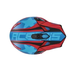 Fibra Casco Bimbo Acerbis Steel Junior Rosso Blu -Macna Italia acerbis steel junior rossoblu 4