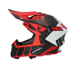 Fibra Casco Acerbis X-track 2206 Nero Rosso -Macna Italia acerbis xtrack 2206 helmet rosso 3