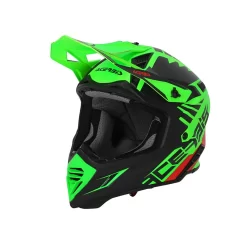 Fibra Casco Acerbis X-track 2206 Verde Fluo Nero