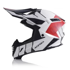 Fibra Casco Acerbis X Track Vtr Bianco Rosso -Macna Italia acerbis xtrackvtr helmet biancorosso 4