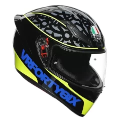 Policarbonato Casco Agv K1 Speed 46 Nero Blu Giallo