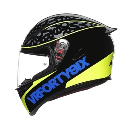Policarbonato Casco Agv K1 Speed 46 Nero Blu Giallo -Macna Italia agv k1 speed46 nerogiallo 3