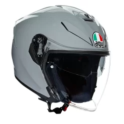 Fibra Casco Agv K-5 Jet Solid Nardo Grigio