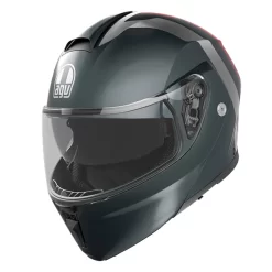 Policarbonato Casco Modulare Agv Streetmodular Resia Argento