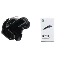 Fibra Casco Modulare Agv Tourmodular Nero + Insyde
