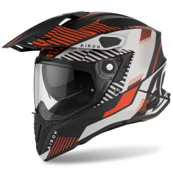 Crosstourer Casco Airoh On-off Commander Boost Arancio Opaco