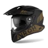 Crosstourer Casco Airoh On-off Commander Gold Opaco