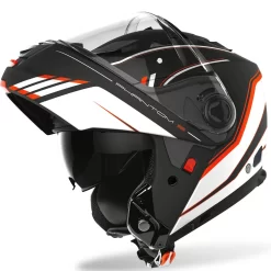 Policarbonato Casco Modulare Airoh Phantom S Beat Arancio Opaco