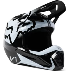 Policarbonato Casco Fox V1 Leed Nero Bianco