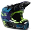 Fibra Casco Fox V3 Rs Dkay Maui Blu