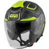 Policarbonato Casco Givi X.22 Planet Hyper Titanio Giallo