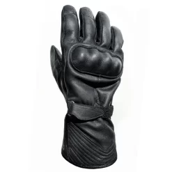 Invernali Guanti In Pelle Helstons Ecko Nero