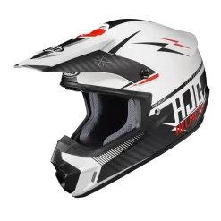Policarbonato Casco Hjc Cs-mx 2 Tweek Rosso Nero