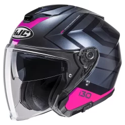 Policarbonato Casco Jet Hjc I30 Zetra Grigio Rosa