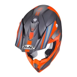 Policarbonato Casco Hjc I50 Flux Arancio Grigio -Macna Italia hjc i50 flux arancio 3