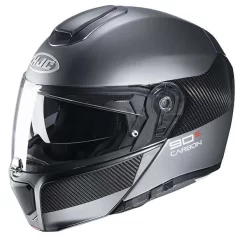 Fibra Casco Modulare Hjc Rpha 90s Carbon Luve Grigio