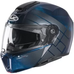 Fibra Casco Modulare Hjc Rpha 90s Carbon Balian Blu