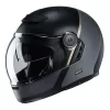 Fibra Casco Modulare Hjc V90 Mobix Nero