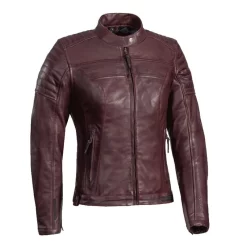 Giacca Pelle Donna Ixon Spark Bordo
