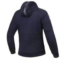 Tessuto Felpa Donna Ixon Touchdown Navy Argento -Macna Italia ixon touchdown hoodie lady navy 2