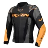 Pelle Traforate Giacca Ixon Vortex 3 Antracite Arancio