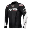 Pelle Traforate Giacca Ixon Vortex 3 Nero Bianco