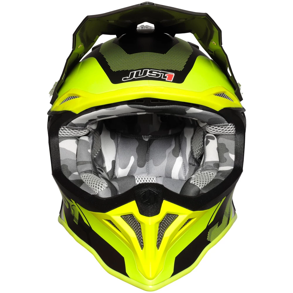 Policarbonato Casco Just-1 J39 Reactor Giallo Fluo Rosso Titanio 3 Policarbonato Casco Just-1 J39 Reactor Giallo Fluo Rosso Titanio - immagine 3