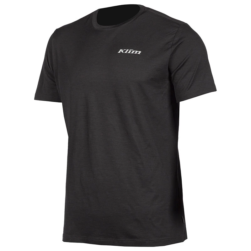 Maglie Maglia Klim Teton Merino Wool Ss Nero 1 Maglie Maglia Klim Teton Merino Wool Ss Nero