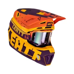 Policarbonato Casco Leatt 7.5 2023 Giallo Viola