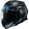 Fibra Casco Ls2 Ff901 Advant X Spectrum Titanio Blu