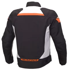 Tessuto Giacca Macna Traction Nero Grigio Arancio -Macna Italia macna tractionjacket arancio 2
