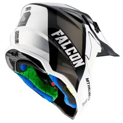 Policarbonato Casco Mt Helmets Falcon Warrior B0 Bianco -Macna Italia mthelmets falconwarriorb0 bianco 3