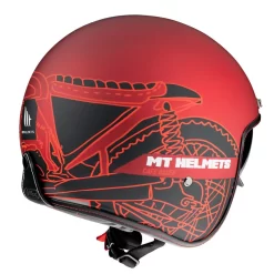 Custom Mt Helmets Le Mans 2 Sv Cafè Racer B5 Rosso Opaco -Macna Italia mthelmets lemans2 sv caferacer rosso 3