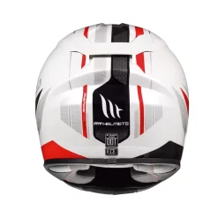 Fibra Mt Helmets Rapide Duel D2 Bianco Arancio -Macna Italia mthelmets rapidedueld2 rosso 3