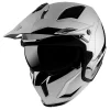 Mentoniera Removibile Mt Helmets Streetfighter Sv Chromed A2 Argento