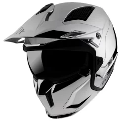 Mentoniera Removibile Mt Helmets Streetfighter Sv Chromed A2 Argento