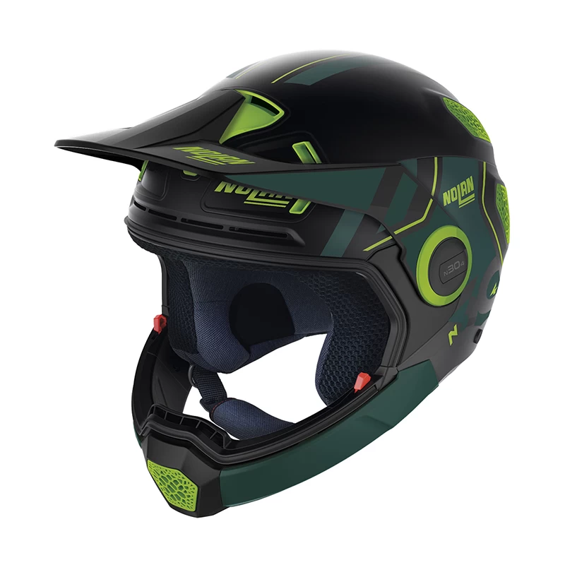 Mentoniera Removibile Casco Nolan N30-4 Xp Parkour Verde 1 Mentoniera Removibile Casco Nolan N30-4 Xp Parkour Verde