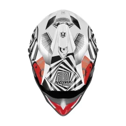 Policarbonato Casco Nolan N53 Riddler Bianco Rosso -Macna Italia nolan n53 riddler rosso 3