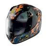 Policarbonato Nolan N60.6 Foxtrot N-com Arancio Blu Nero